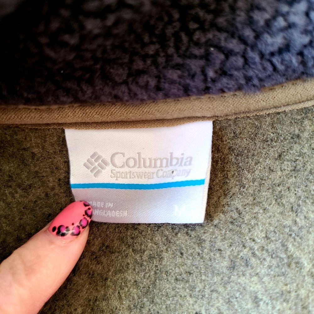 🥳FINAL SALE👍❄️NWT‼️ Columbia brand Canyon Point 1/2 Zip Sweater Fleece - Picture 10 of 12